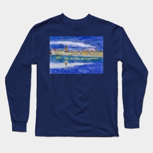 Flensburg at night Long Sleeve T-Shirt